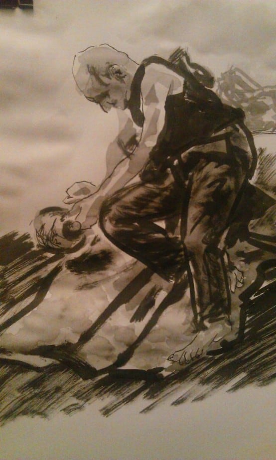 dessiner au lavis