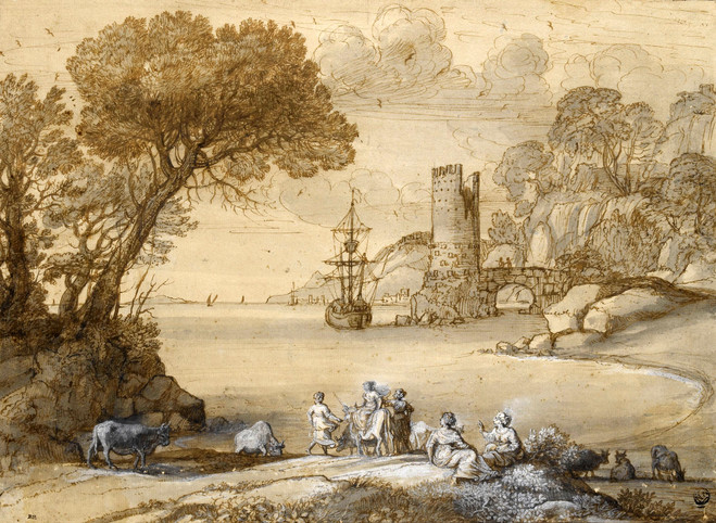 Le Lorrain Dessiner un paysage