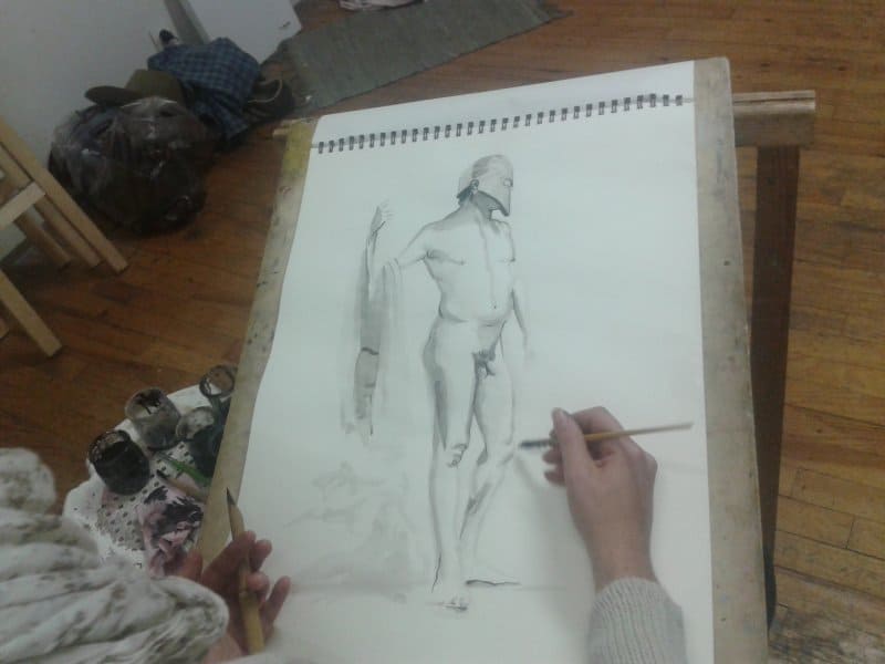 dessiner au lavis