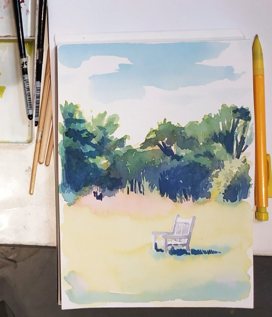 Aquarelle L Ve Stage Aquarelle D Butant D Un Atelier L Autre