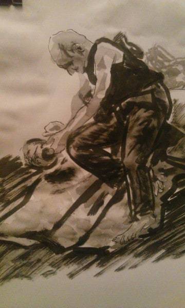 dessiner au lavis