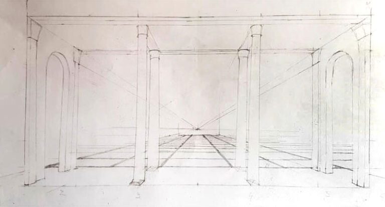 La Cité idéale - cours de perspective Michel Perot